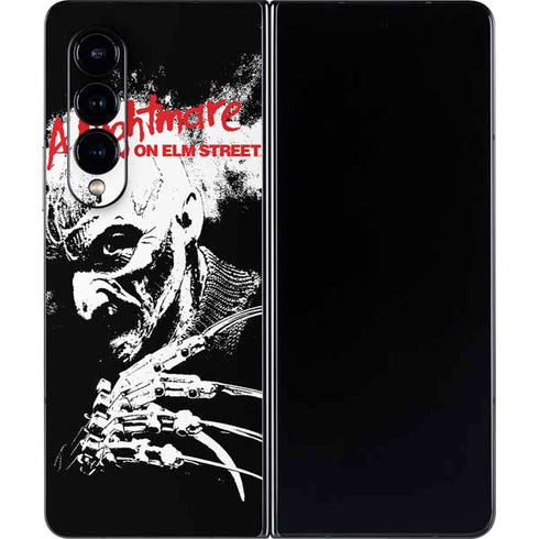 A Nightmare on Elm Street Galaxy Z Fold4 5G Skin